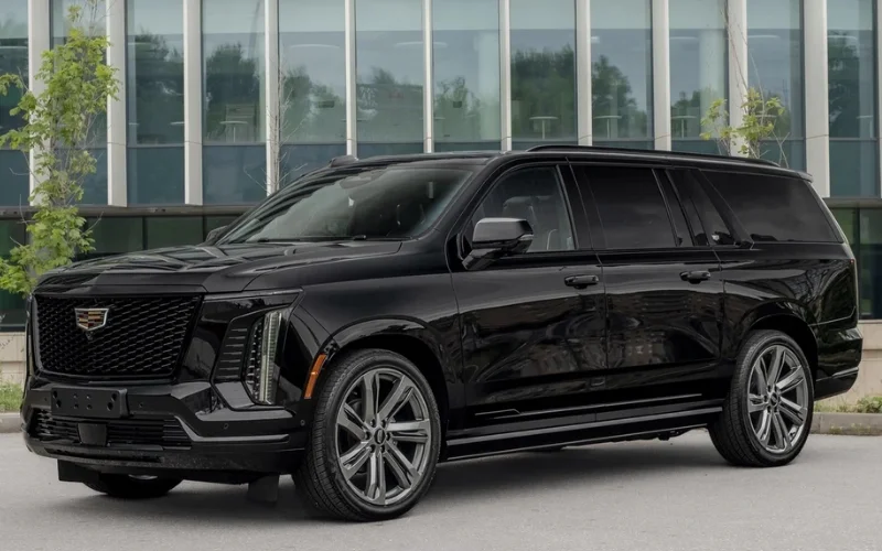 Premium black SUV chauffeur vehicle