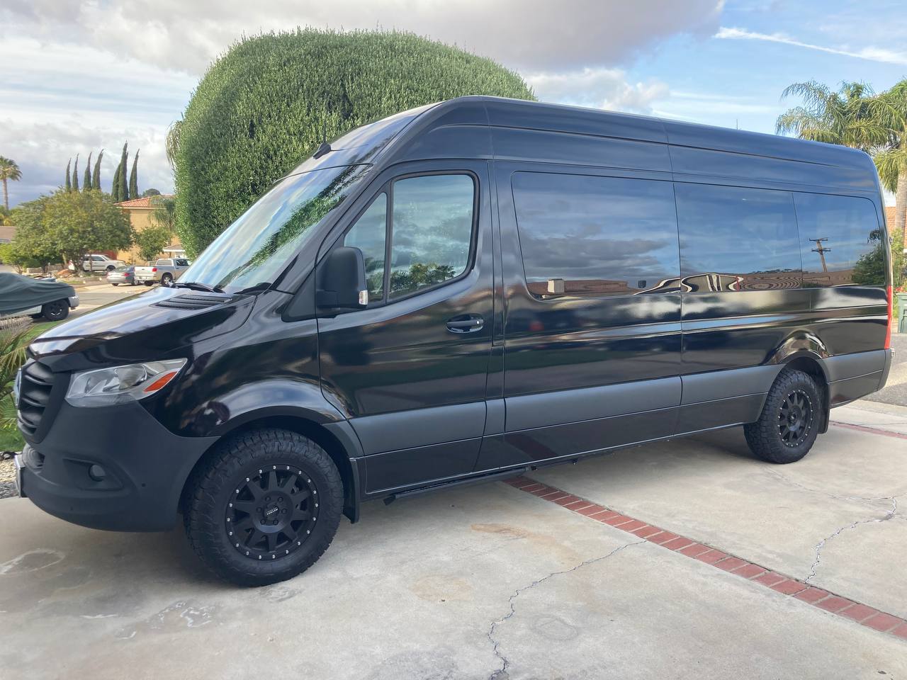 Luxury Sprinter van for group transportation